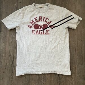 American Eagle Vintage Vault 77 Graphic T-Shirt Gray XS